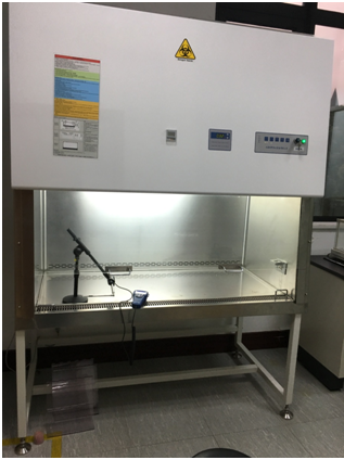上海環(huán)境檢測咨詢服務(wù)有限公司 論生物安全柜流入風(fēng)速的現(xiàn)場測試4